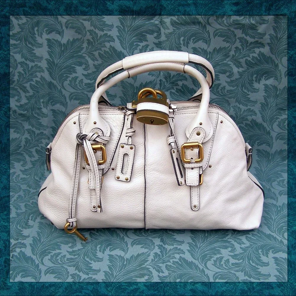 Off-White CHLOE Paddington in Excellent Condition, LIKE NEW w/Dust Bag